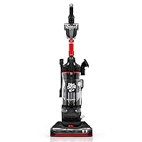 Dirt Devil Multi-Surface Rewind+ Bagless Upright Vacuum Cleaner Machine with Cord Rewind, Powerful Suction, Extended Filtration, UD76800V, Black