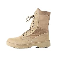Men's Military Tactical Desert Boots Outdoor Combat Lightweight Non-Slip Hiking Shoes