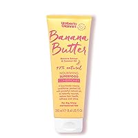 Umberto Giannini Banana Butter Nourishing Superfood Conditioner, Vegan & Cruelty Free Moisturising Formula for Dry, Textured or Frizzy Hair