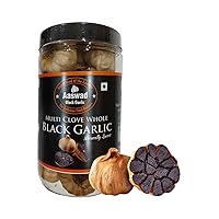 Multiclove Black garlic 425 grams (15 OZ) Whole Bulbs, Ready to eat by Aaswad Impex