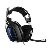 ASTRO Gaming A40 TR Wired Headset with Astro Audio V2 for PlayStation 5, PlayStation 4, PC, Mac (Renewed), Black