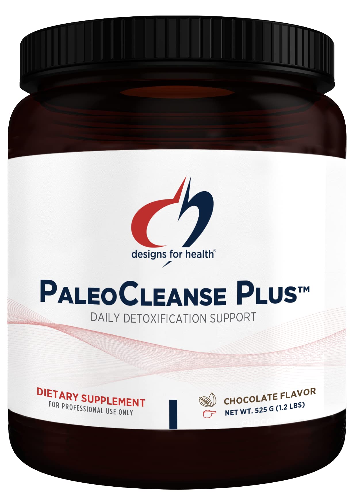 designs for health PaleoCleanse Plus - Detox Powder with 18g Bone Broth Protein, Antioxidant Herbs, Vitamins + Minerals - Smoothie Shake Drink Mix, Chocolate (15 Servings / 525g)