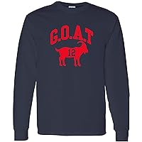 UGP Campus Apparel Goat Greatest of All Time New England Football Long Sleeve T Shirt