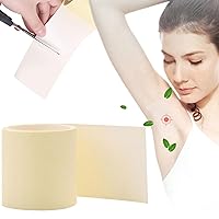 Armpit Sweat Pads, 19.7ft Long Disposable Clear Underarm Sweat Pads, Double-Sided Adhesive Safe Underarm Pads, Cuttable Elastic Armpit Pads for Men Women Sweat Pads