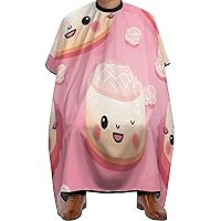 Sushi Faces Barber Cape Adult Haircut Cape Hairdressing Apron for Home Salon Barbershop