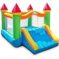 YARD Bounce House, Inflatable Bounce House with Slide for Kids 5-12, Bouncy House with Blower for Outdoor Backyard/Indoor, 12ft x 9ft x 8ft Bouncy Castle, Jump House for Adult Toddlers Kids Party