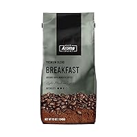 Aroma Select Breakfast Blend, 100% Ground Arabica Coffee, Light-Medium Roast, Latte-Ready & Brew-Flexible, Enjoy Hot Or Iced, 12 Ounce (2 Pack)