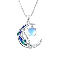 AOBOCO 925 Sterling Silver 12 Constellation Horoscope Zodiac Sign Astrology Pendant Necklace Birthday Gifts for Women Girls