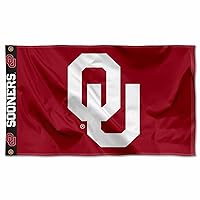 College Flags & Banners Co. Oklahoma Sooners Printed Header 3x5 Foot Banner Flag