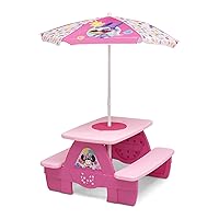 4 Seat Activity Picnic Table, Minnie Mouse