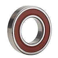 NTN Bearing 6201LLU/12.7C3/EM Single Row Deep Groove Radial Ball Bearing, Electric Motor Quality, Contact, C3 Clearance, Steel Cage, 12.69 mm Bore ID, 32 mm OD, 10 mm Width, #01 Lubricant, Double Sealed