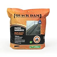 Quick Dam QD617-1 Flood Barriers, 1 Pack, Black