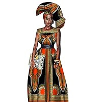 Traditional African Women Print Wax Long Dresses for Women Africa Dashiki Dresses