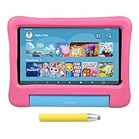 KYASTER Kids Tablet, Toddler Tablets,7 inch 5G WiFi 6 Android 12, Full HD 1920x1200 IPS Screen, 2GB RAM 32GB ROM,Parental Controls for Learning Gaming,EVA Kids-Proof Case with Stylus