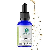 Skin Perfection Edelweiss Natural Derived Plant Antioxidant Extract with Vitamin C for Hydration for Younger Looking Skin with Easy to Add Dropper Make Your Own Skincare and Hair Tonics