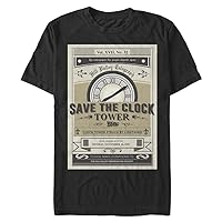 Back To The Future Men's Big & Tall Clock Tower Flyer