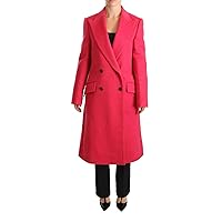 Dolce & Gabbana Pink Double Breasted Trenchcoat Jacket IT38|XS