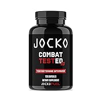 Jocko Fuel Test Booster for Men - Natural Endurance, Stamina, & Strength Booster - Muscle Builder for Men & Nitric Oxide Booster with Ginger Root, Shilijat, & Tongkat Ali, 120ct (30 Servings)