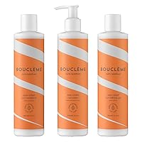 Bouclème - Seal + Shield Haircare Set - Protect Against Humidity, Naturally Derived Ingredients and Vegan - Includes Conditioner, Curl Cream & Curl Defining Gel (3 x 10.1 fl oz)