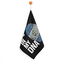 It's in My DNA Guatemala Flag Fashion Hanging Square Hand Towels for Bathroom Soft Quick Dry for Kitchen Bathroom 1PCS
