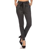 ShoSho Womens High Waist Skinny Pants Pull-On Trousers Stretchy Office Pants with Tummy Control Butt Lifting and Pockets