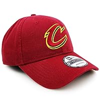 Cleveland Cavaliers Cavs New Logo Era 9Twenty Dad Adjustable Red Wine Strapback Hat Cap