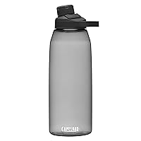 CamelBak Chute Mag BPA Free Water Bottle with Tritan Renew - Magnetic Cap Stows While Drinking, 50oz, Charcoal