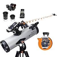 Celestron – StarSense Explorer LT 114AZ Smartphone App-Enabled Telescope – Works with StarSense App to Help You Find Stars, Planets & More – 114mm Newtonian Reflector – iPhone/Android Compatible