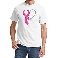 Breast Cancer Awareness T-Shirt Heart Ribbon