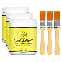 New Tree Wound Sealer, Tree Grafting Paste, Bonsai Cut Paste, Plant Grafting Pruning Bonsai Cut Wound Paste Smear Tree Repair Ointment Agent Repair Tools, Pruning Sealer (3PCS)