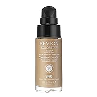 2 x Revlon Colorstay Pump 24HR Make Up SPF15 Comb/Oily Skin 30ml - Early Tan