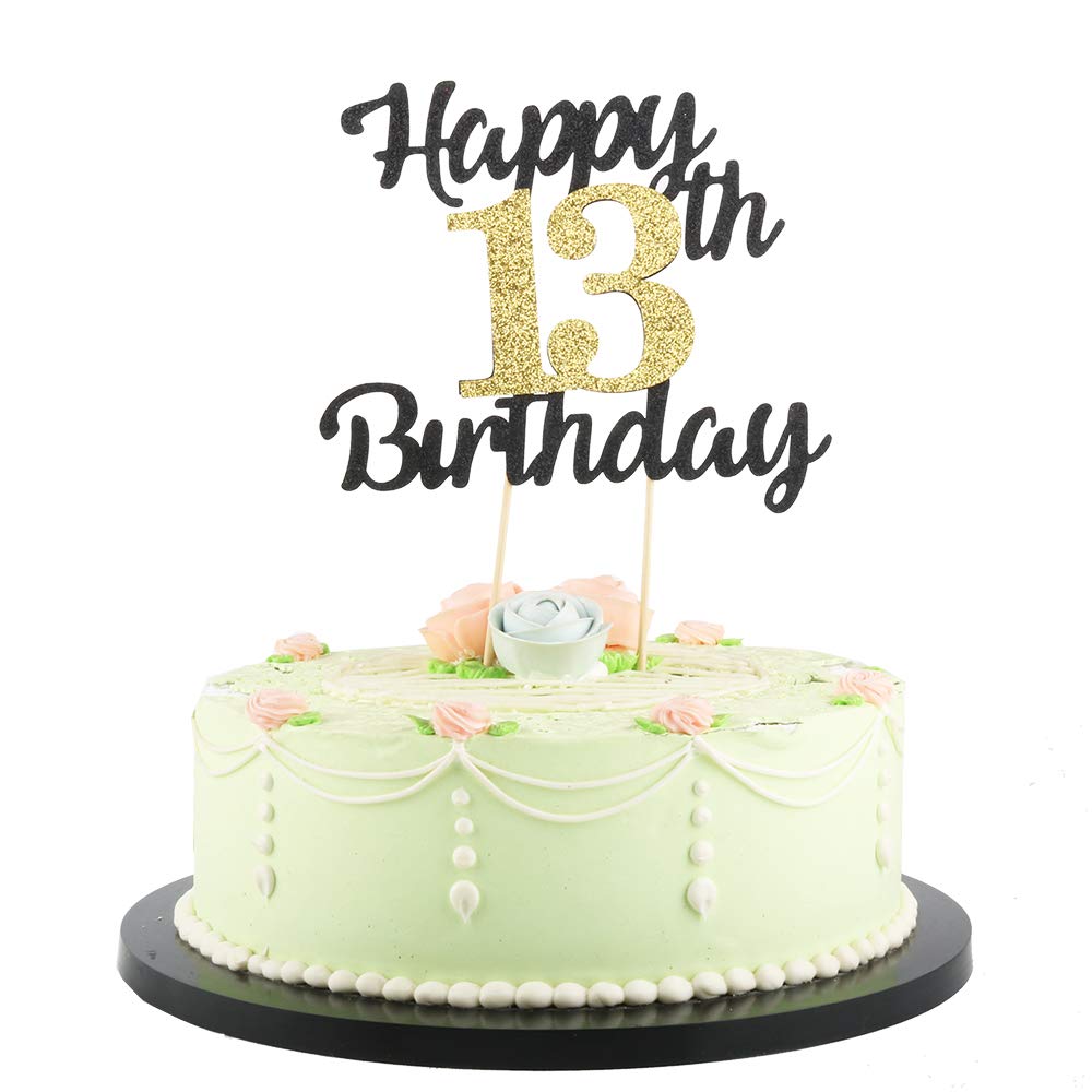13th birthday cake topper SVG
