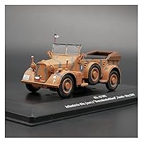 Scale Model Cars for WWII Military Vehicle Kfz.15 Horch 901 Diecast Car Metal Toy Model 1:43 Toy Car Model