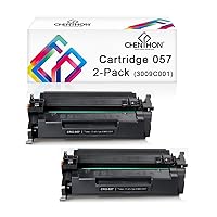 Compatible Toner Cartridge Replacement for Canon 057(3009C001) 2-Pack Black with Canon imageCLASS MF445dw MF448dw MF449dw MF455dw LBP226dw LBP227dw LBP228dw Laser Printer
