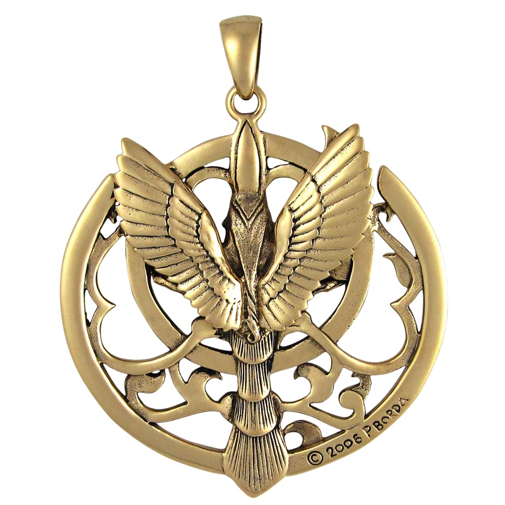 Dryad Design Bronze Queen of Heaven Astarte Ishtar Goddess Pendant