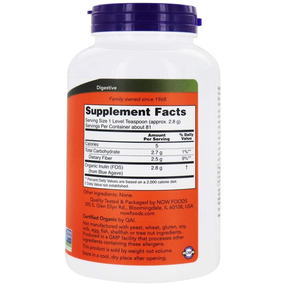 Now Foods - Inulin Powder 8 Ounces