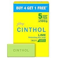 Lime Soap, 100g (Pack of 4) with 100g Free