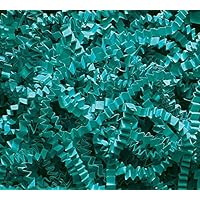 Variety Colors Gift Basket Shred, Crinkle Paper Grass Filler (4 OZ) - MIchaelBazak Store Winter Christmas Xmas Party Favor Craft Supply Decoration - Teal