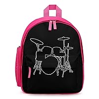 Drumms Drummer Mini Travel Backpack Casual Lightweight Hiking Shoulders Bags with Side Pockets