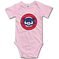 Annabelle Infants Boy's & Girl's CHC Cub Short Sleeve Bodysuit Outfits for 6-24 Months Pink 18 Months