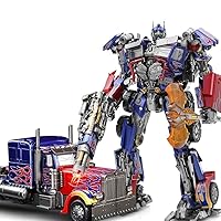Metamorphic Toys： LS03 Optimus Prime Action Figure Transformer Toys Alloy Version OP Pillar Height 12in
