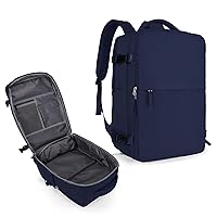coowoz Travel Backpack For Women Men Airline Approved,Navy blue Carry On Backpack,Large Hiking Backpack Waterproof Outdoor Sports Rucksack Casual Daypack Fit 15.6 Inch Laptop Backpack College Backpack