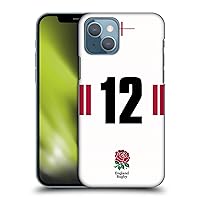Head Case Designs Officially Licensed England Rugby Union Position 12 2022/23 Players Home Kit Hard Back Case Compatible with Apple iPhone 13