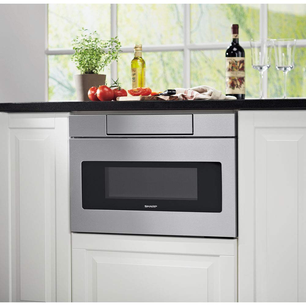 Sharp Built-In Microwave Drawer, Stainless Steel - SMD3070ASY model