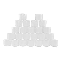 Stalwart 75-STO2003 White 2 Ounce Plastic Jar Containers