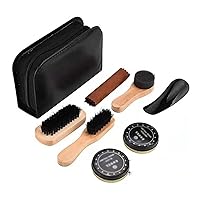 Men's Shoes Colorless Universal Solid Real Oil Shoe Brush Set