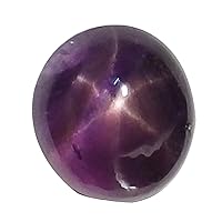 0.80 Ct. Unheated Natural Oval Cabochon Purple Pink Star Sapphire Loose Gemstone