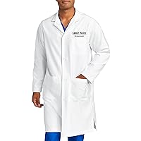 Custom Embroidered Lab Coats for Men & Women Your Name Text Medical Laboratory Coat