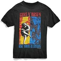 Guns N Roses Men's 1991 Illusion Combo Front T-Shirt | Officially Licensed Merchandise