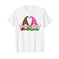 Bowler Gnome Mom And Dad Retirement Gifts For Bowling Couple T-Shirt